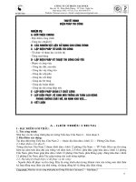 Thuyết minh biện pháp thi công nhà học và các công trình phụ trợ