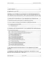 Luận văn hoàn chỉnh đề tài kế toán bán hàng và xác định kết quả kinh doanh tại công ty TNHH thương mại và xây dựng mạnh linh