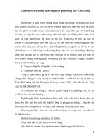 Chiến lược marketing của công ty cổ phần sông đà – cao cường 