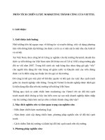 Phân tích chiến lược marketing thành công của viettel