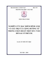 Nghiên cứu đặc điểm hình ảnh và giá trị của cộng hưởng từ trong chẩn đoán một số u não hố sau ở trẻ em (Luận án tiến sĩ)