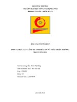 Báo cáo thực tập tốt nghiệp hoàn chỉnh ngành kế toán trường đại học công nghiệp