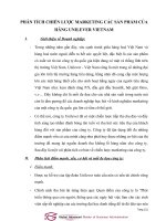 Phân tích chiến lược marketing các sản phẩm của hãng unilever vietnam 