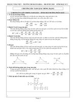 CHUYÊN ĐỀ HÌNH HỌC 8 CHƯƠNG 3  ĐỀ KIỂM TRA 2018