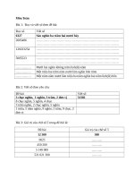 Toán lớp 4  bài tập dành cho dạy kèm ở nhà tuần 1