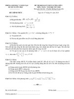 de thi khao sat tuyen sinh 9-toan -dap an