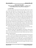 SKKN Một số biện pháp hướng dẫn trẻ mẫu giáo 3 - 4 tuổi làm quen với hoạt động âm nhạc trường Mầm non Động đạt I