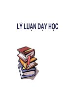 Giáo trình lý luận dạy học