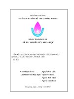 XÂY DỰNG THƯ VIỆN ĐIỆN TỬ KẾT HỢP XÂY DỰNG BÀI GIẢNG ĐIỆN TỬ LÀM HỌC LIỆU