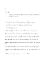 Tieu luan he thong chinh tri o co so