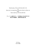 Tập Bài Giảng Về Lịch Sử Việt Nam Thời Lê Sơ Tại Khoa Lịch Sử Trường Đại Học Khoa Học Xã Hội Và Nhân Văn ĐH Quốc Gia Việt Nam