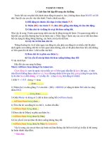 PASSIVE VOICE ( Câu bị động)