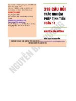 318 CAU HOI TRAC NGHIEM PHEP TINH TIEN