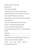 : Lý luận và lịch sử Nhà nước và Pháp luật