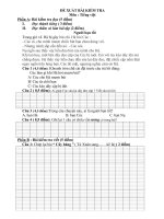 ĐỀ XUẤT bài KIỂM TRA CUỐI học kỳ II