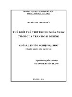 Thế giới trẻ thơ trong miền xanh thẳm của trần hoài dương (2014) 