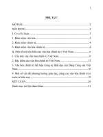 Tieu luan van hoa chinh tri o Viet Nam hien nay