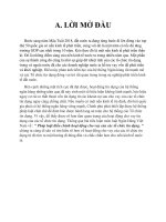 Tiểu luận Luật Ngân Hàng Việt Nam: Pháp luật điều chỉnh hoạt động cho vay của các tổ chức tín dụng.