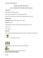 Giáo án theo tuần lớp 3. bài 71 làm quen với thống kê số liệu