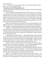 ĐÁP ÁN THI HÊT MÔN ĐƯỜNG NỐI CÁCH MẠNG THI HẾT MÔN ĐẠI HỌC THÀNH ĐÔ