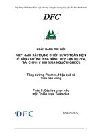 Xây Dựng Chiến Lược Toàn Diện Để Tăng Cường Khả Năng Tiếp Cận Dịch Vụ Tài Chính Vi Mô (Của Người Nghèo)