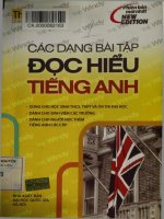 Các dạng bài tập đọc hiểu tiếng anh 