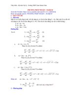 PHƯƠNG PHÁP THUẬN  NGHỊCH TRONG VẬT LÝ  