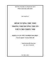 Hình tượng trẻ thơ trong thơ Dương Thuấn viết cho thiếu nhi