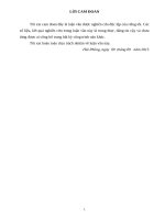 Một số biện pháp tăng cường công tác đấu tranh chống gian lận thương mại đối với hàng hoá XNK tại Cục Hải quan TP. Hải Phòng