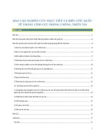 Báo Cáo Nghiên Cứu Thực Tiễn Và Điều Ước Quốc Tế Trong Lĩnh Vực Phòng Chống Thiên Tai