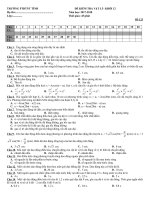 KIỂM TRA 1 TIẾT HỌC KÌ 1 