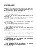 Gop y du thao CT mon tin hoc tieu hoc