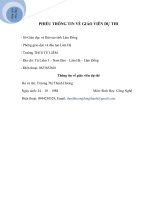 Bài dự thi tich hop theo chu de chung tay bao ve moi truong nuoc