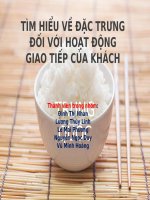 dặc trưng giao tiếp của người trung quốc