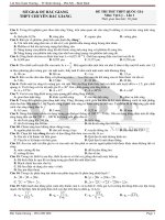 ĐỀ THI THỬ THPT QUỐC GIA VẬT LÝ 12