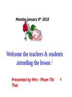 Hội giảng môn tiếng anh lớp 2 năm 2018