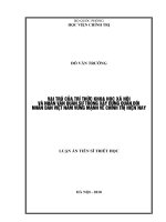 Vai trò của trí thức khoa học xã hội và nhân văn quân sự trong xây dựng quân đội nhân dân việt nam vững mạnh về chính trị hiện nay