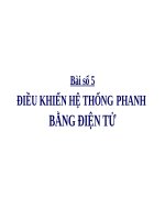 Bài 5 điều khiển hệ thống phanh ABS 