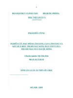 Nghiên cứu đặc điểm lâm sàng, cận lâm sàng và kết quả điều trị rò mật bằng đặt stent qua nội soi mật tụy ngược dòng  (TT)