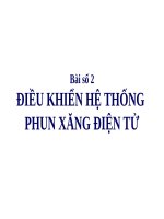 Bài 2 điều khiển hệ thống phun xăng 