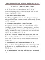 Tài liệu tham khảo ôn tập môn Luật Dân Sự