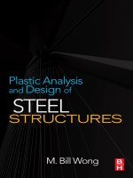 Plastic analysis and design of steel structures