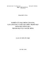 Nghiên cứu đặc điểm lâm sàng, cận lâm sàng và kết quả điều trị rò mật bằng đặt stent qua nội soi mật tụy ngược dòng  (FULL TEXT)