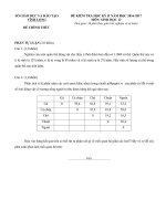 DE TU LUAN SINH 12 HK 2