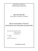 BẢO VỆ NGƯỜI THỨ BA NGAY TÌNH TRONG QUAN HỆ SỞ HỮU