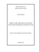 NGHIÊN CỨU HIỆU CHỈNH THỜI GIAN CHẾT TRONG KỸ THUẬT PHÂN TÍCH KÍCH HOẠT NEUTRON LẶP VÒNG