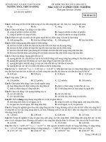 ĐỀ THI KÌ 2 MÔN VẬT LÝ LỚP 12 THPT ANDONG 