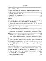 Quản trị rủi ro tài chính tại các công ty cổ phần xây dựng niêm yết ở Việt Nam