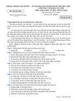 Đề thi HSG KHTN, KHXH huyện Tam Dương năm học 2017_2018