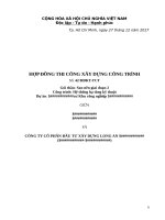 HOP DONG THI CONG XAY DUNG